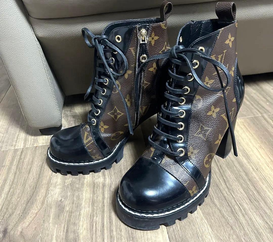 S*引様 美品ルイヴィトン スタートレイル　ブーツ 37