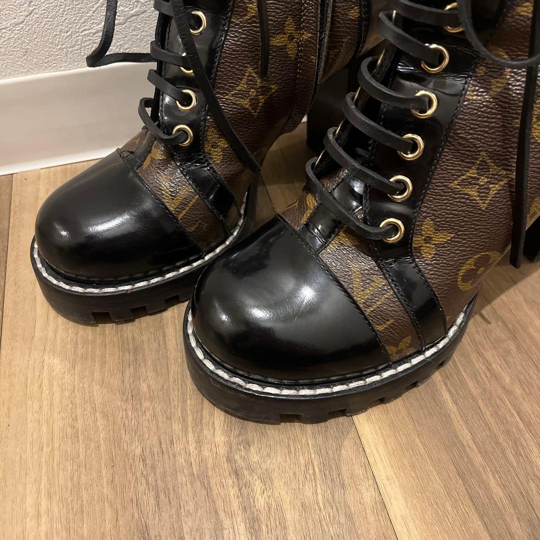 S*引様 美品ルイヴィトン スタートレイル　ブーツ 37