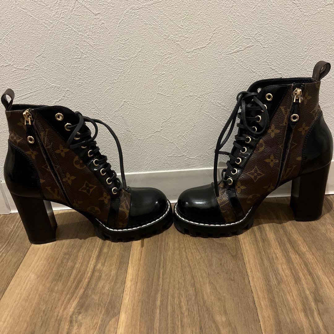 S*引様 美品ルイヴィトン スタートレイル　ブーツ 37
