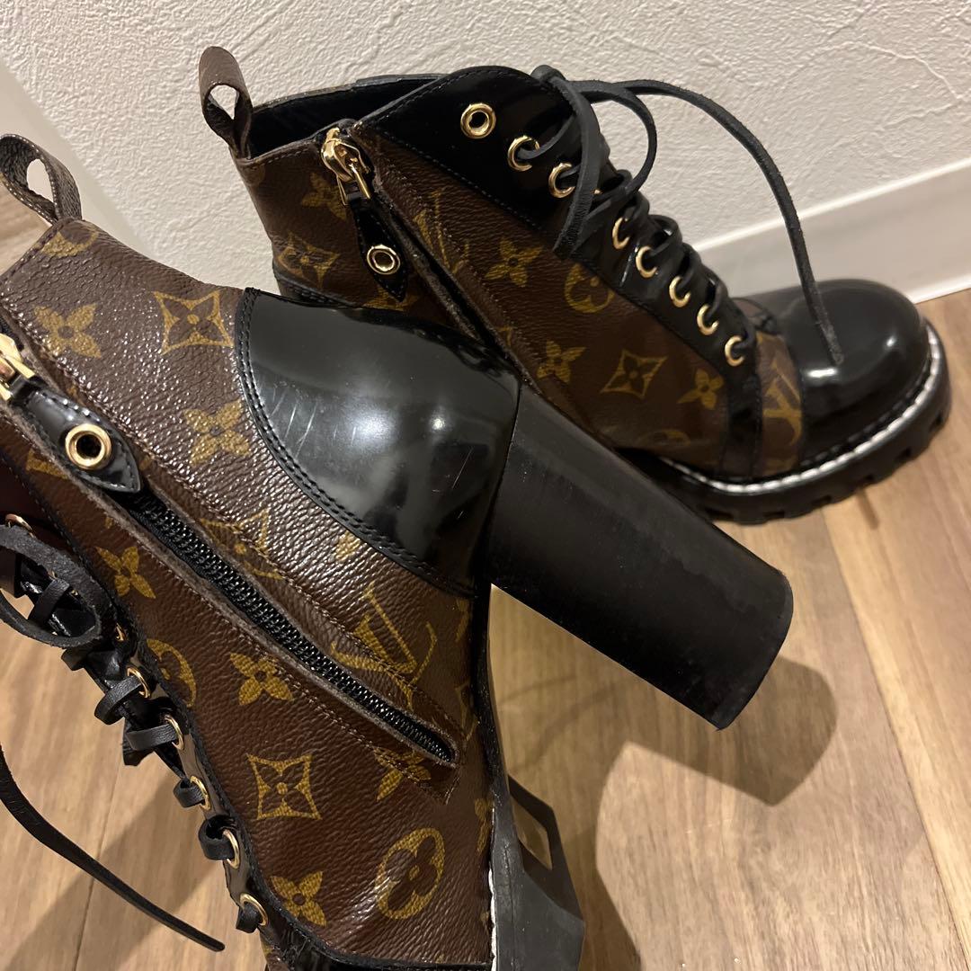 S*引様 美品ルイヴィトン スタートレイル　ブーツ 37