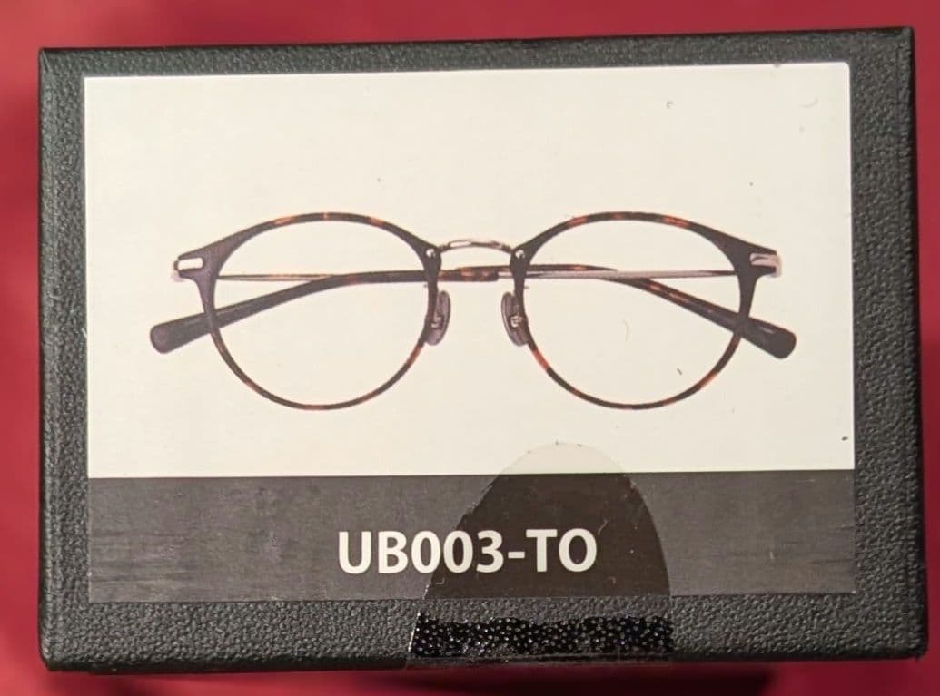 ミエルプロ 付け外しがいらない老眼鏡　UB003(ベッコウ)