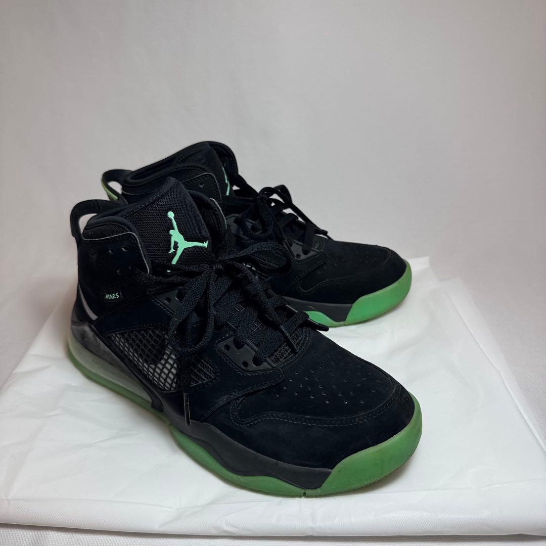【Air Jordan】Mars black x 蛍光グリーン 27.5cm