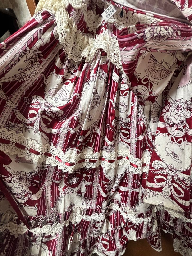 ス*ラ様 BABY マリーアントワネット　ジャンパースカート　JSK 赤　エンジ