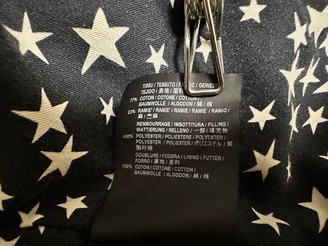 【専用】SAINT LAURENT PARIS ネイビー モッズコート 星柄裏地