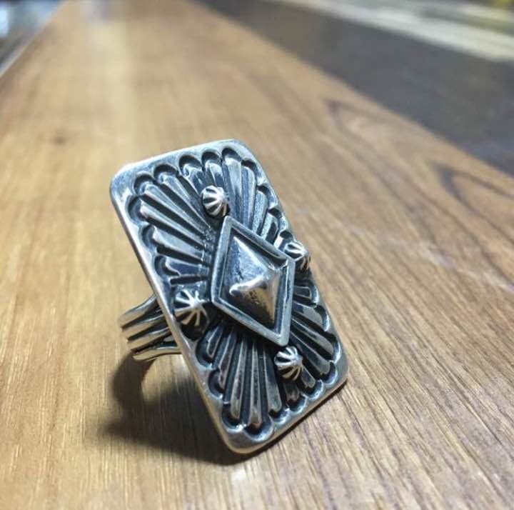 ナバホ レオンマルチネス インディアンジュエリー リング