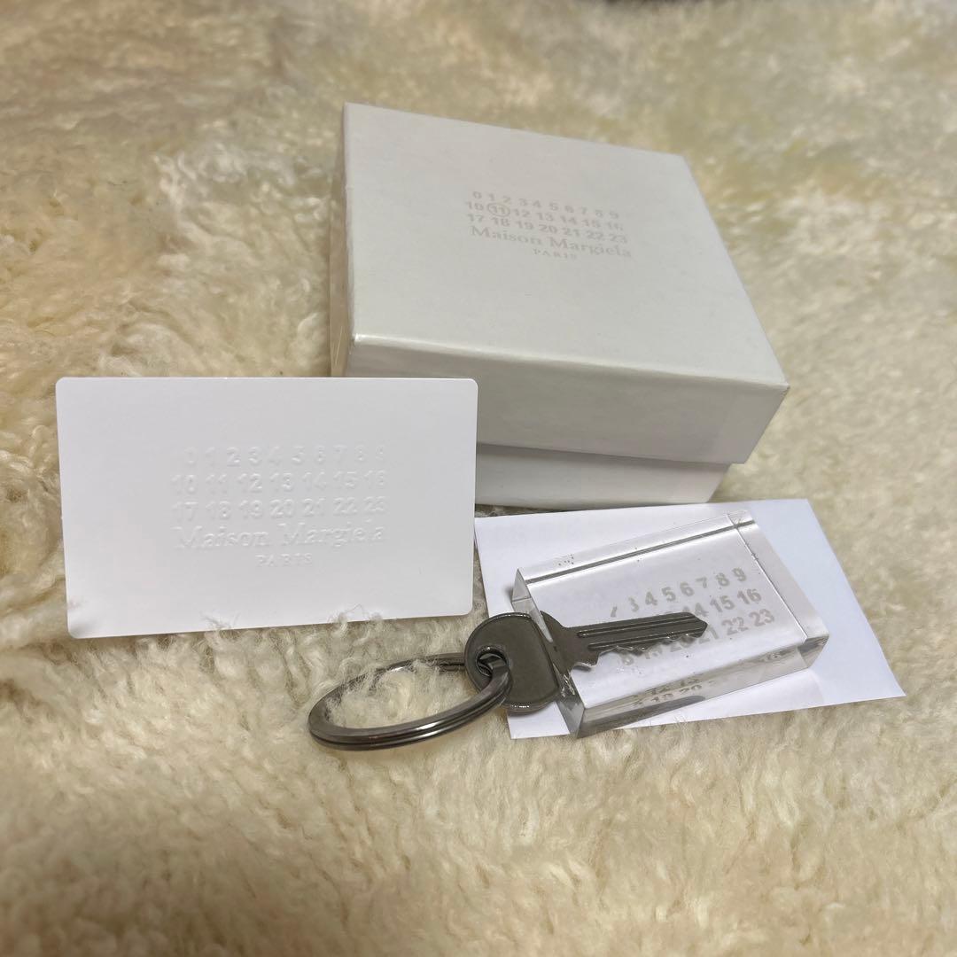 maison margiela クリアキーホルダー レジン