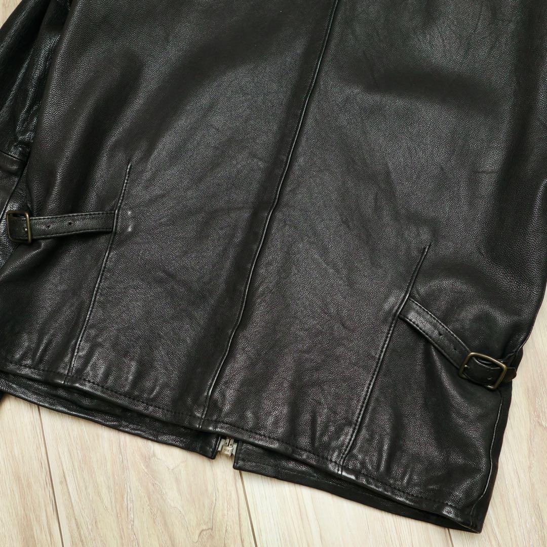 定価約10万 希少 ヒステリックグラマー ゴートレザー （山羊皮）ジャケット黒S