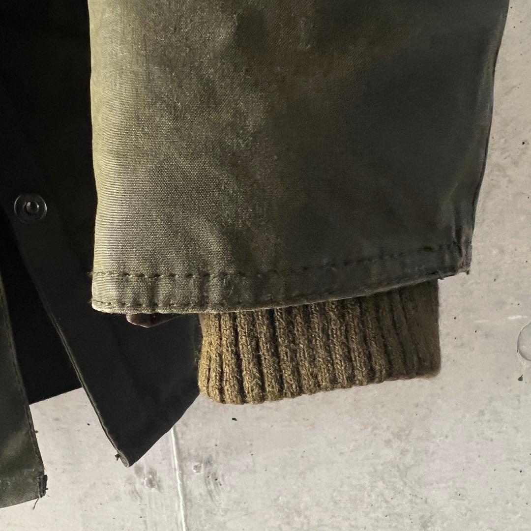 裏ボア 希少モデル Barbour BEDALE 34 Wax カーキ セージ