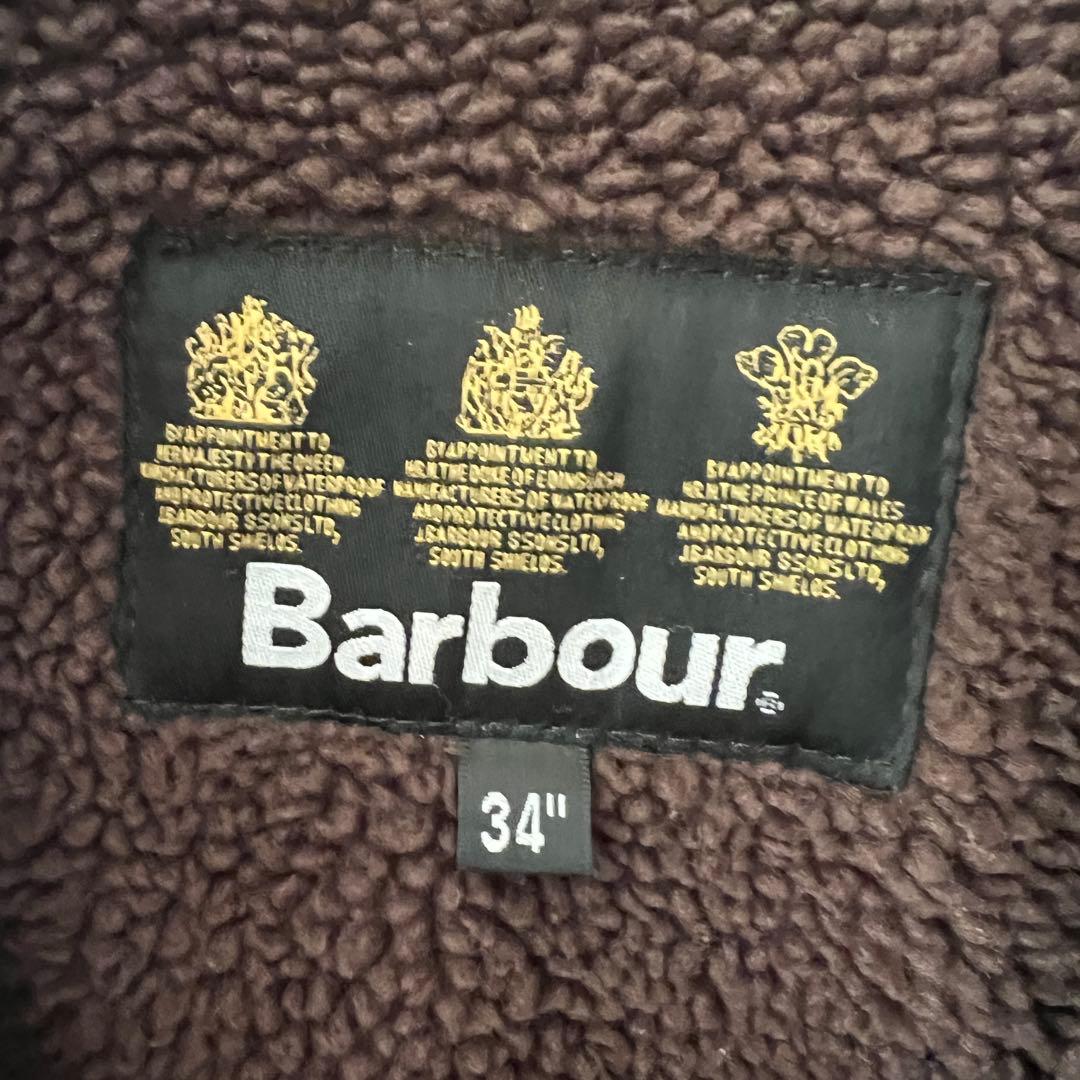 裏ボア 希少モデル Barbour BEDALE 34 Wax カーキ セージ