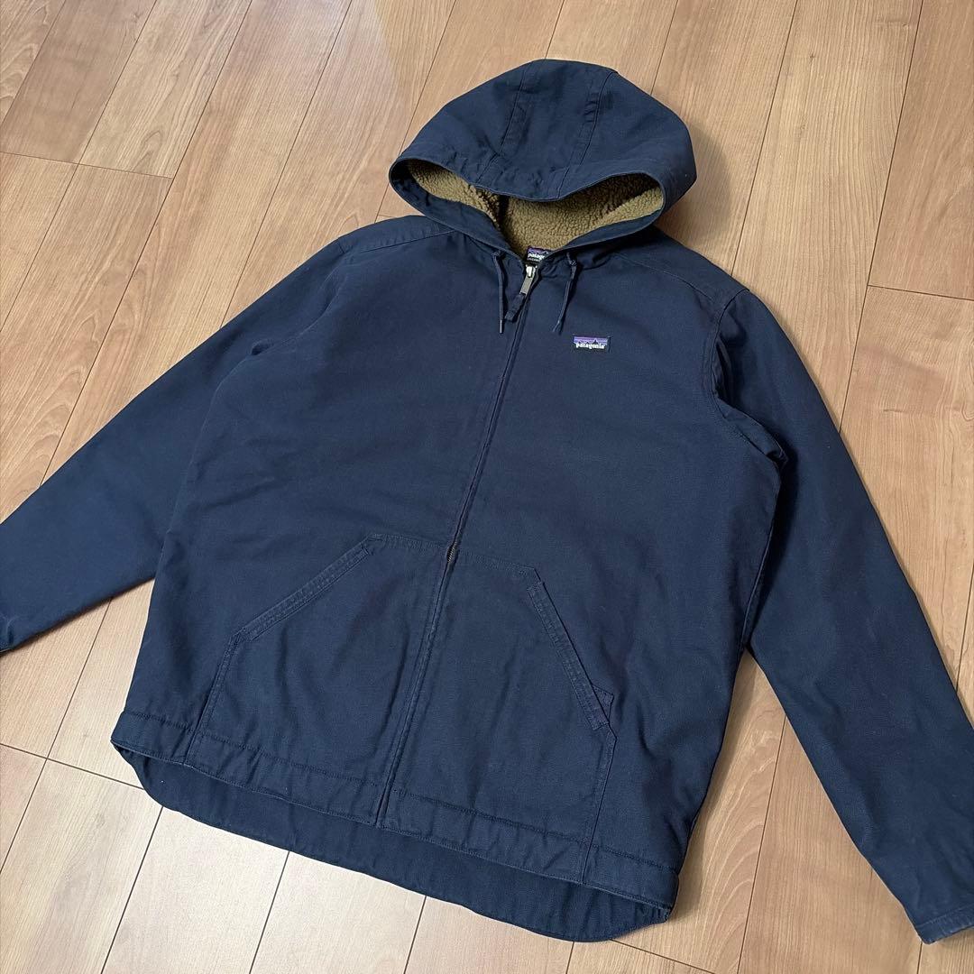 美品　パタゴニア ラインドキャンバスフーディ 焚き火ジャケット XLサイズ