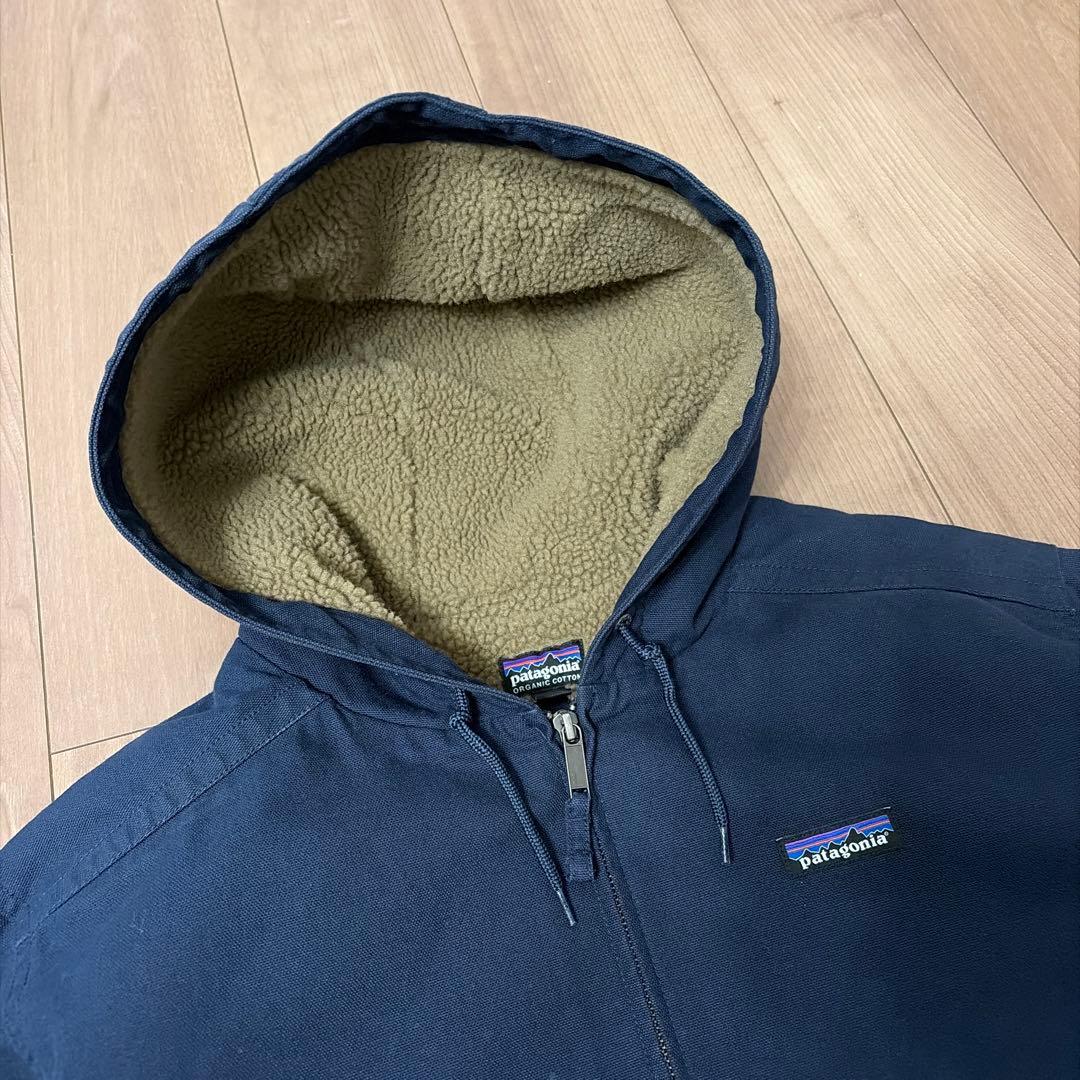 美品　パタゴニア ラインドキャンバスフーディ 焚き火ジャケット XLサイズ