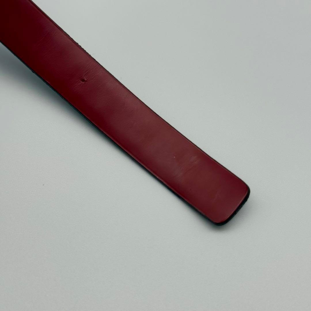 ✨美品✨フェラガモ ダブルガンチーニ シルバー金具 ベルト レディース レザー