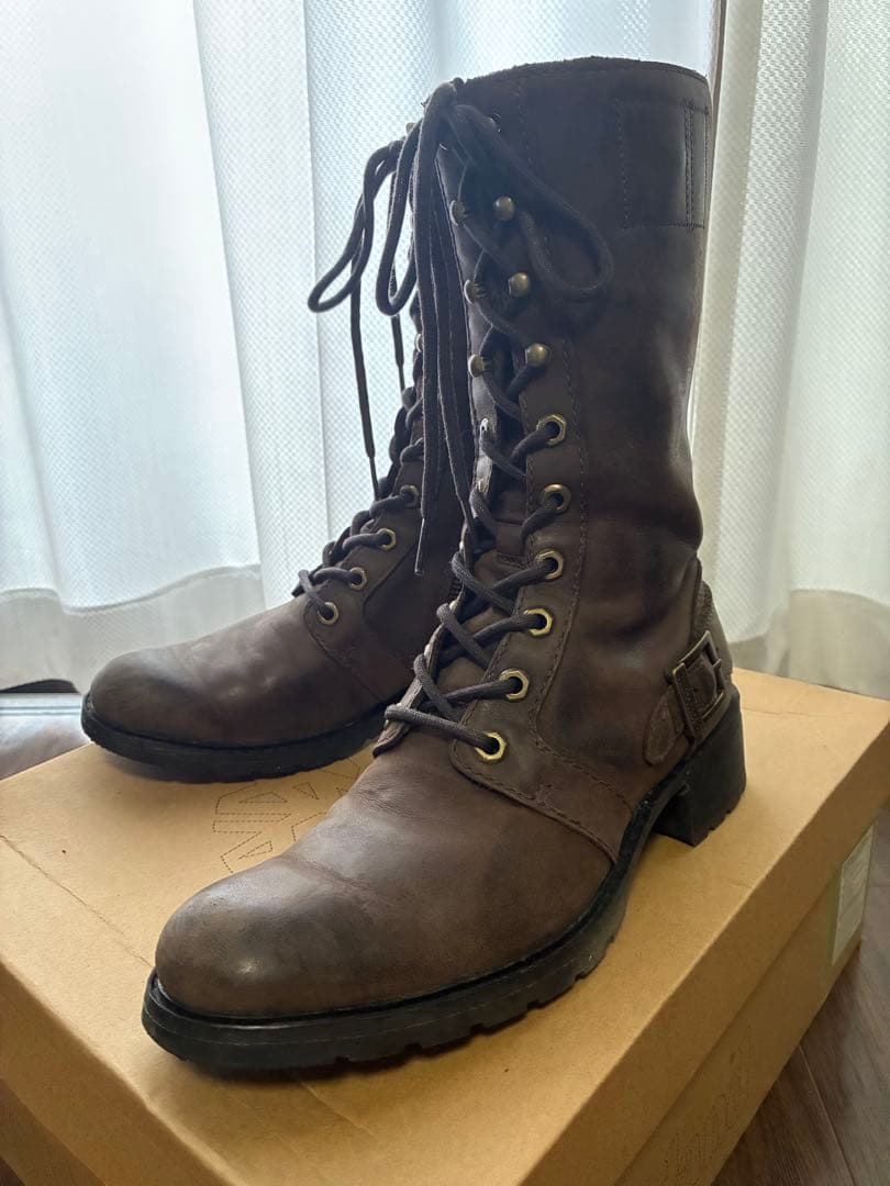 Timberland　編み上げブーツ　ロングブーツ