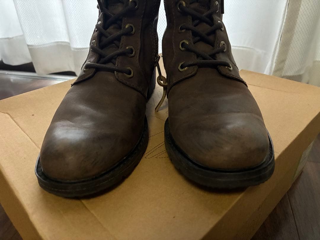 Timberland　編み上げブーツ　ロングブーツ