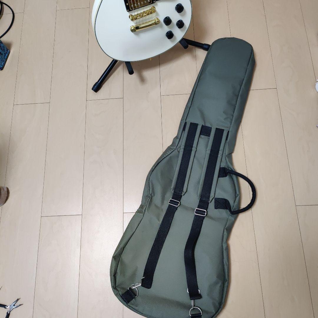 Blitz ホワイト レスポール エレキギター ロック式ペグ