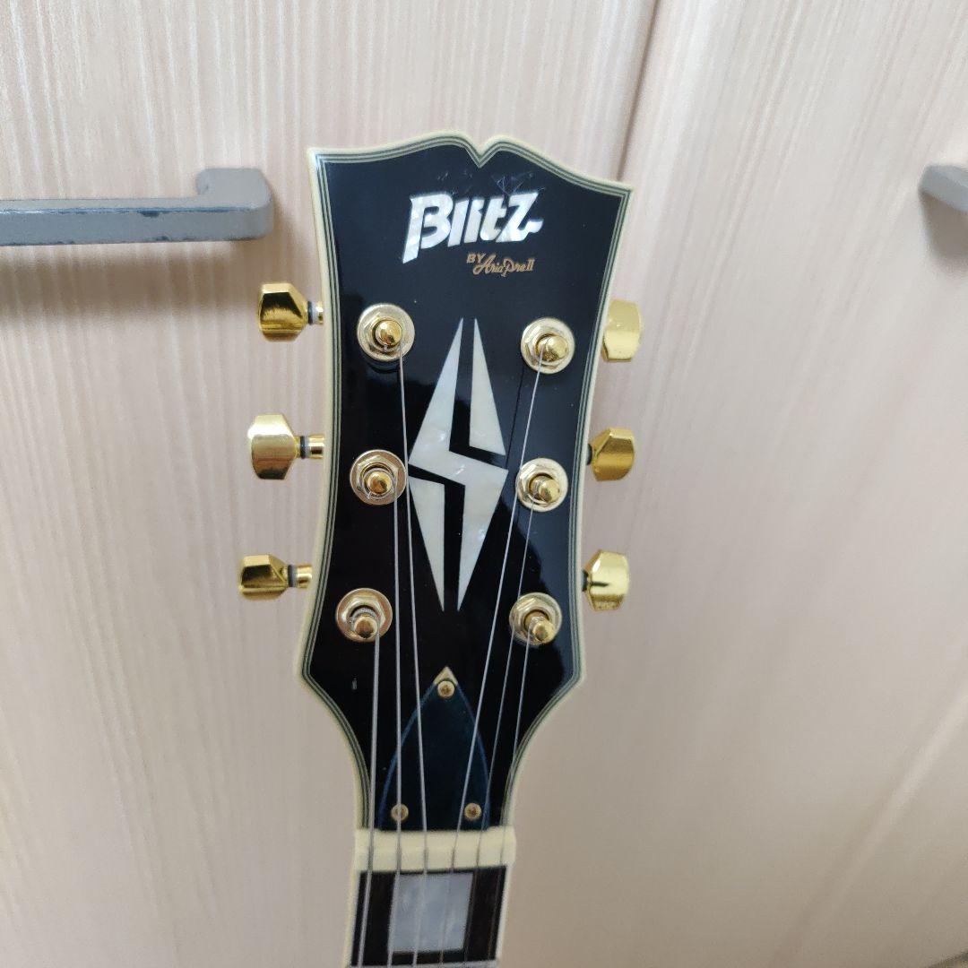 Blitz ホワイト レスポール エレキギター ロック式ペグ