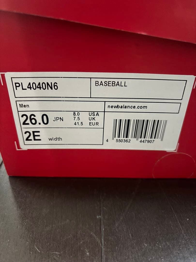 New Balance PL4040N6ポイントスパイク　ネイビー/ホワイト