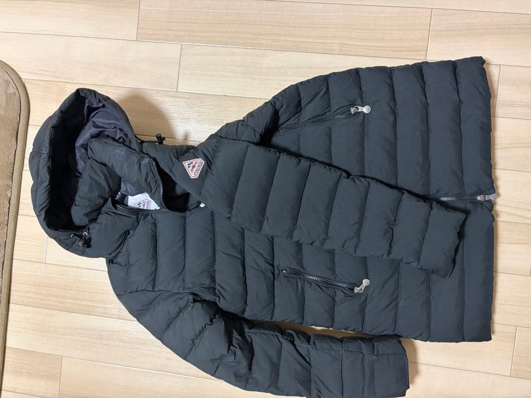 ピレネックス　ロングダウンジャケット　ブラック