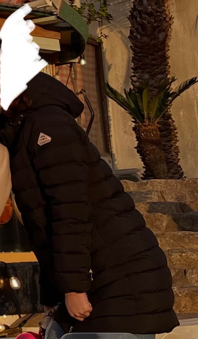 ピレネックス　ロングダウンジャケット　ブラック