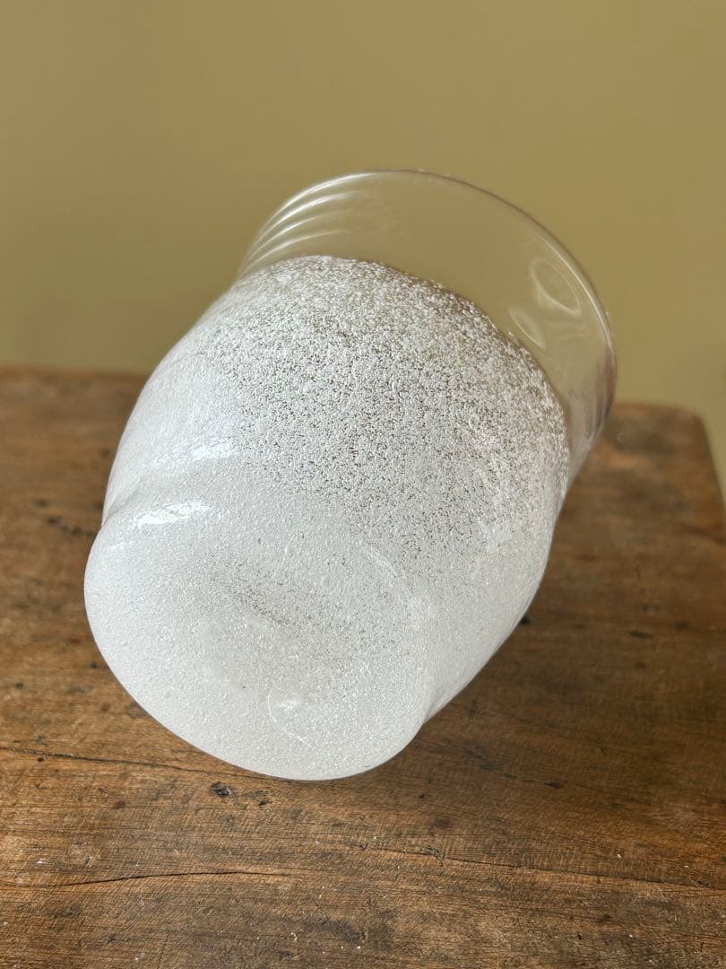 横山秀樹さん　ガラスコップ　手吹きガラス　エアバブル