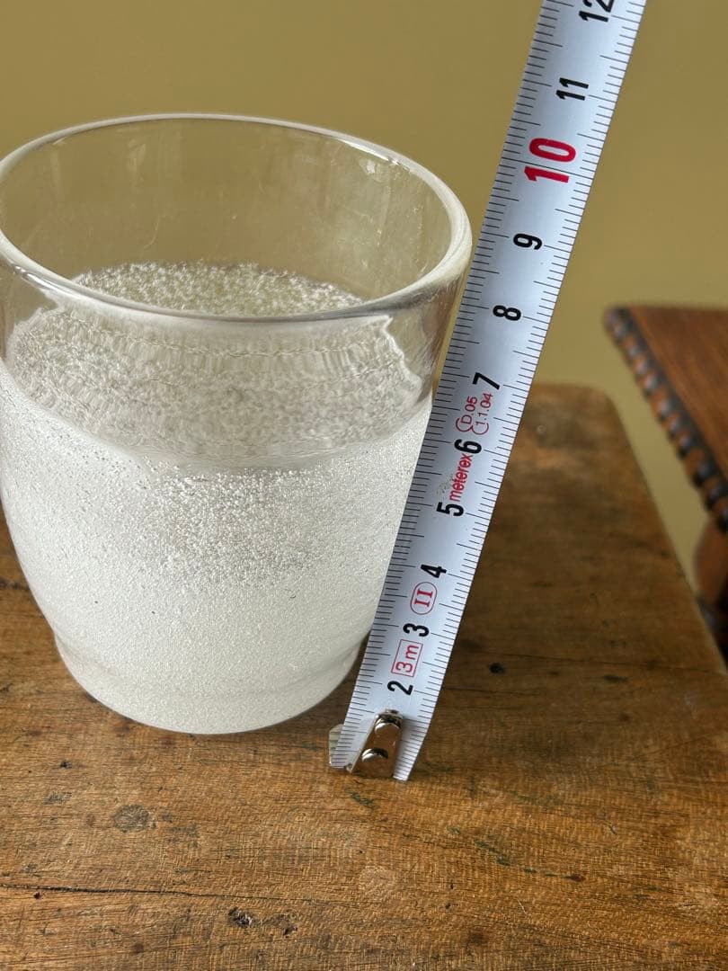 横山秀樹さん　ガラスコップ　手吹きガラス　エアバブル