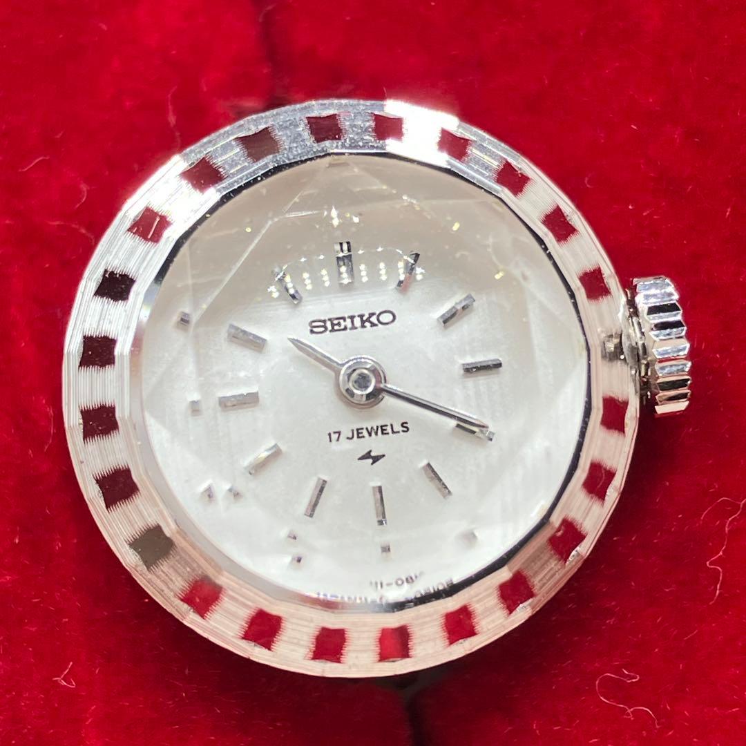 【美品】SEIKO リングウォッチ 指輪時計 アンティーク 稼働品