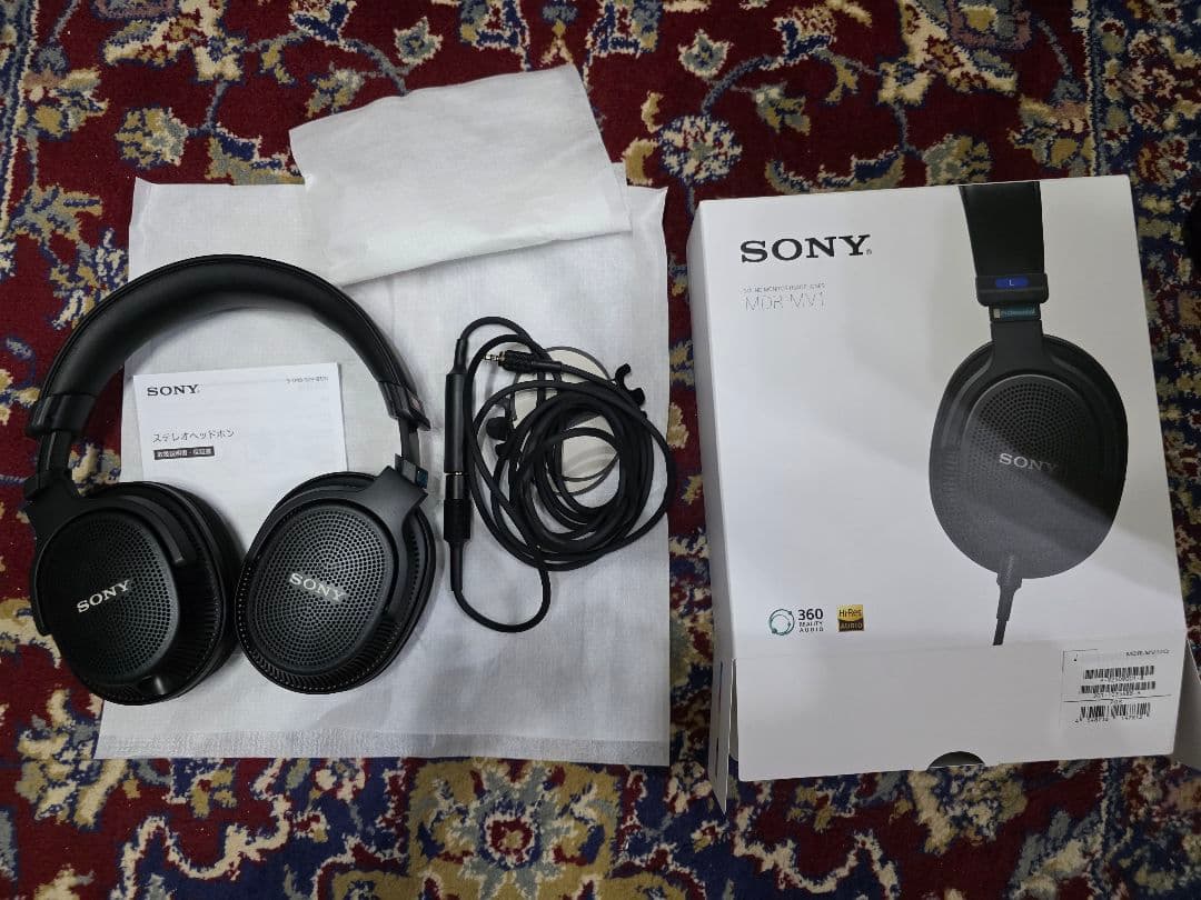 SONY MDR-MV1 +別売ケーブルセット