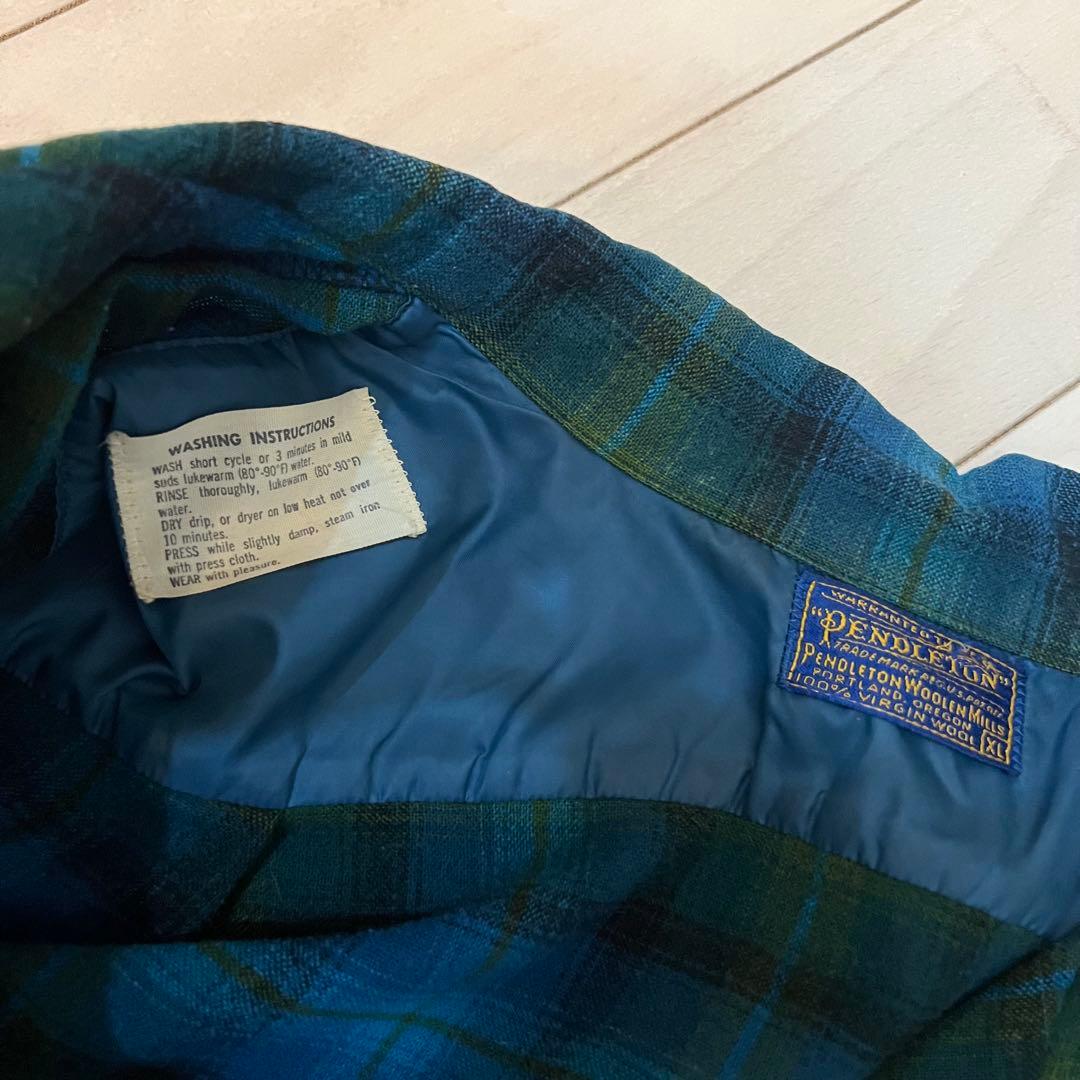 【50s 好配色 神サイズ】 pendleton ボードシャツ オンブレ