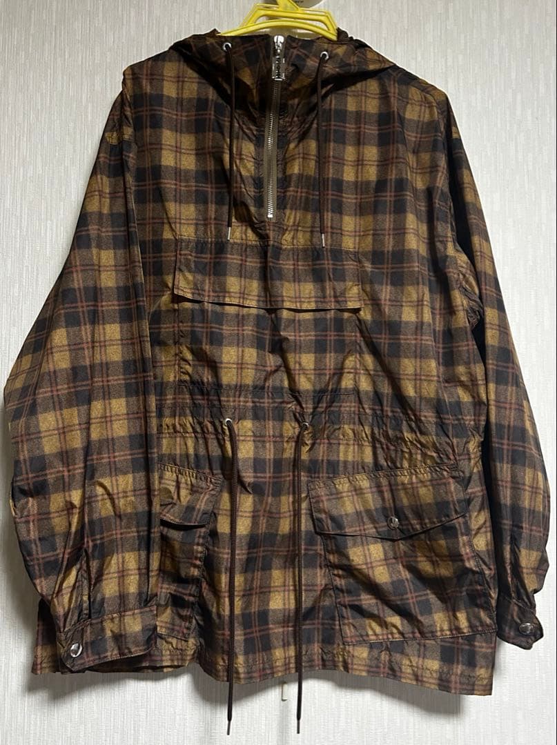 DAIRIKU ダイリク　チェック　ハーフジップナイロンパーカー　ジャケット
