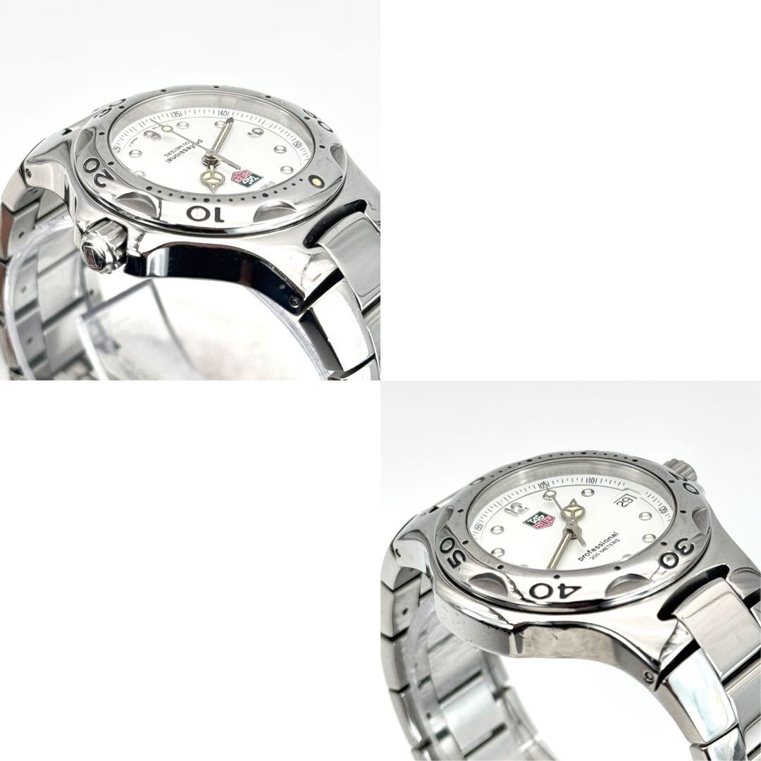 美品✨　タグホイヤー 腕時計 キリウム WL1215 白文字盤　ボーイズ　デイト