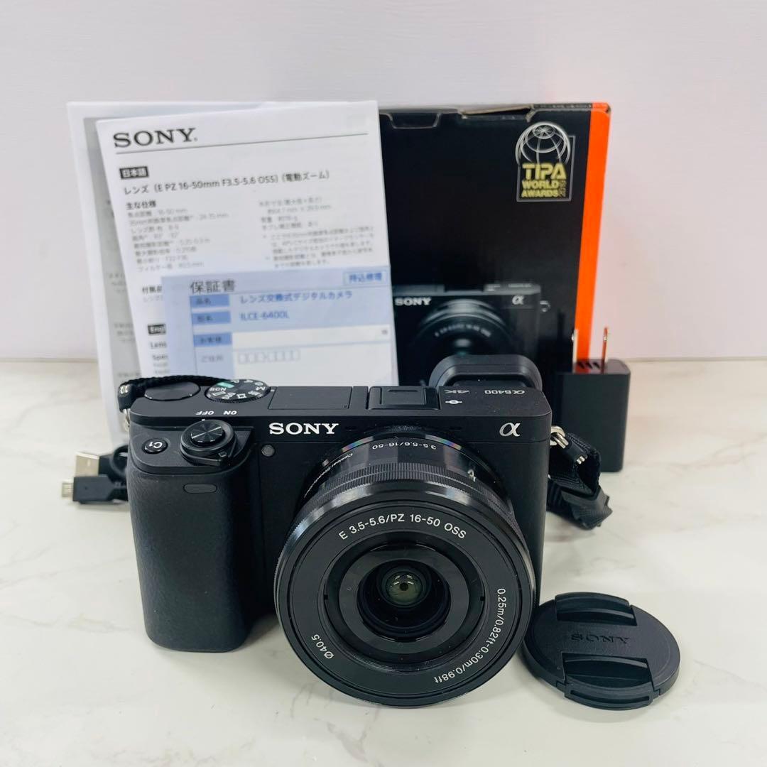 SONY α6400 パワーズームレンズキット ブラック ILCE-6400L