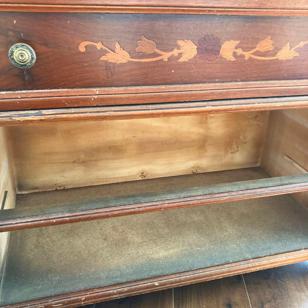 アンティーク 5段チェスト 箪笥 収納 ／イタリア イギリス フランス