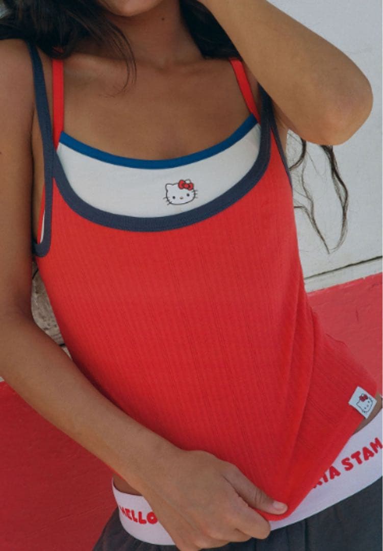 Sanrio x ALEXIA STAM_キャミソール（レッド）