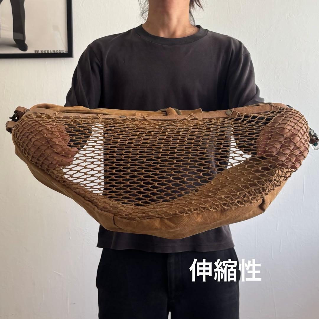 【希少】KAPITAL キャピタル 特大 レアな メッシュ スナフキン バッグ