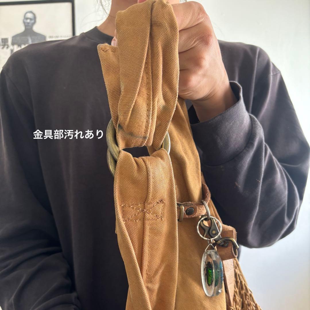 【希少】KAPITAL キャピタル 特大 レアな メッシュ スナフキン バッグ