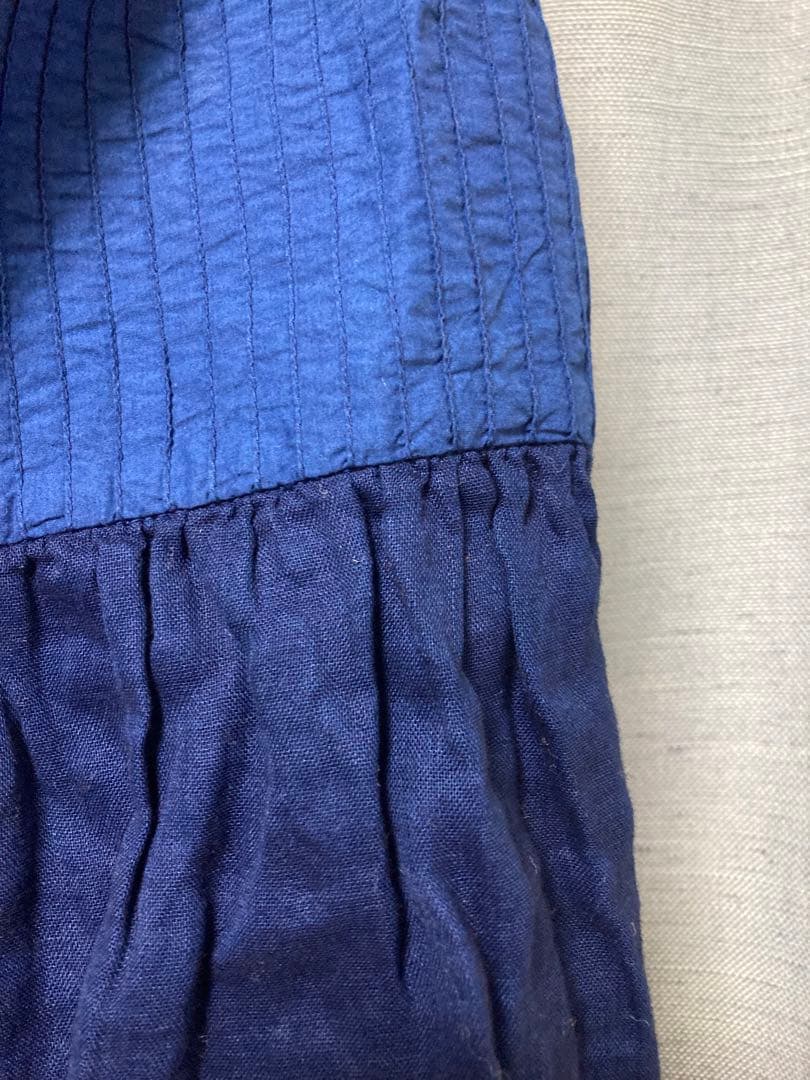 えみおわす　藍染めキャミソール