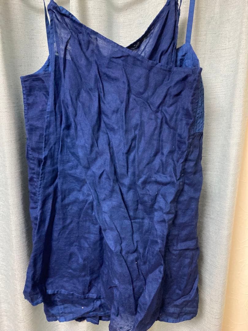 えみおわす　藍染めキャミソール