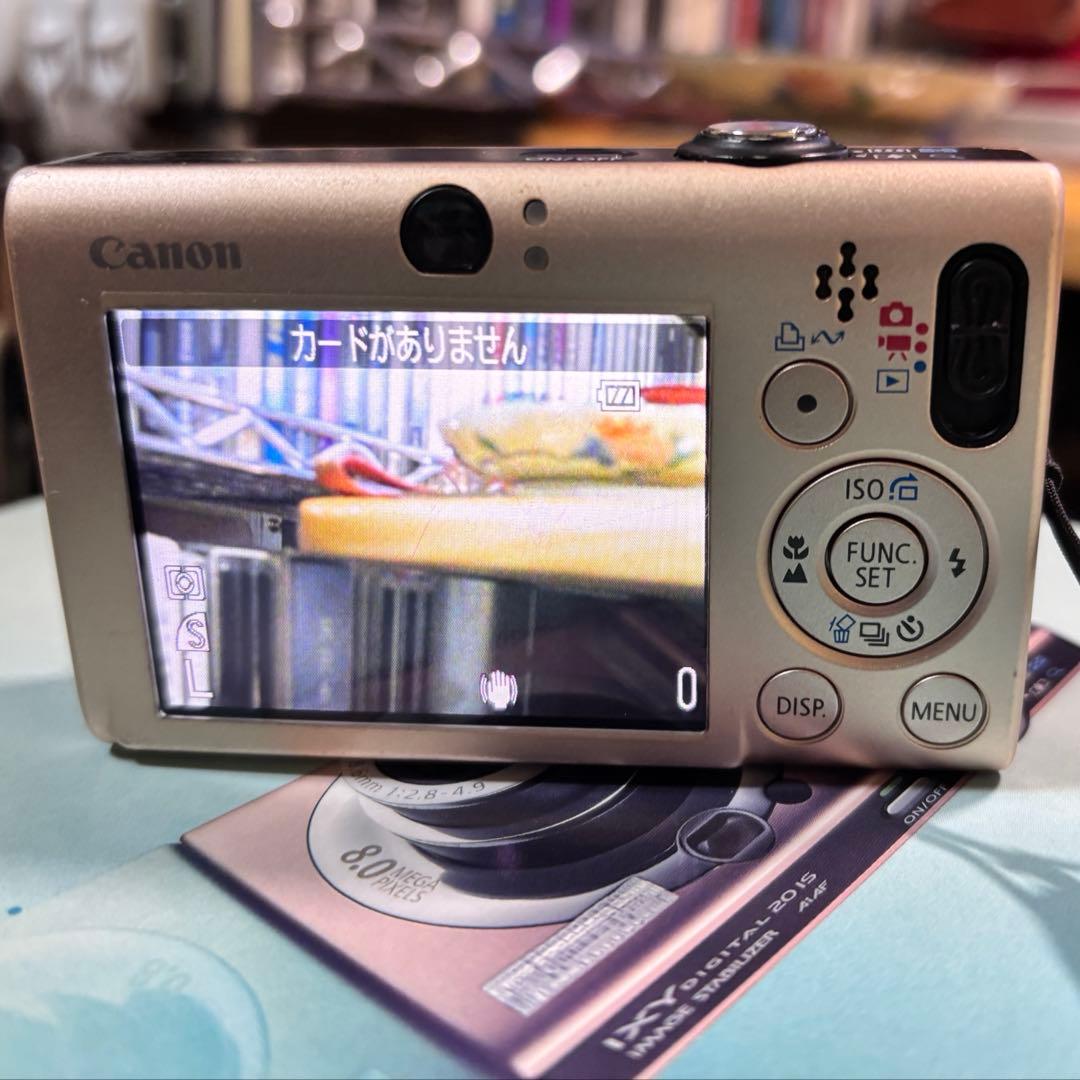 完動美品　Canon IXY 20IS Digital キャメル　おまけ付き