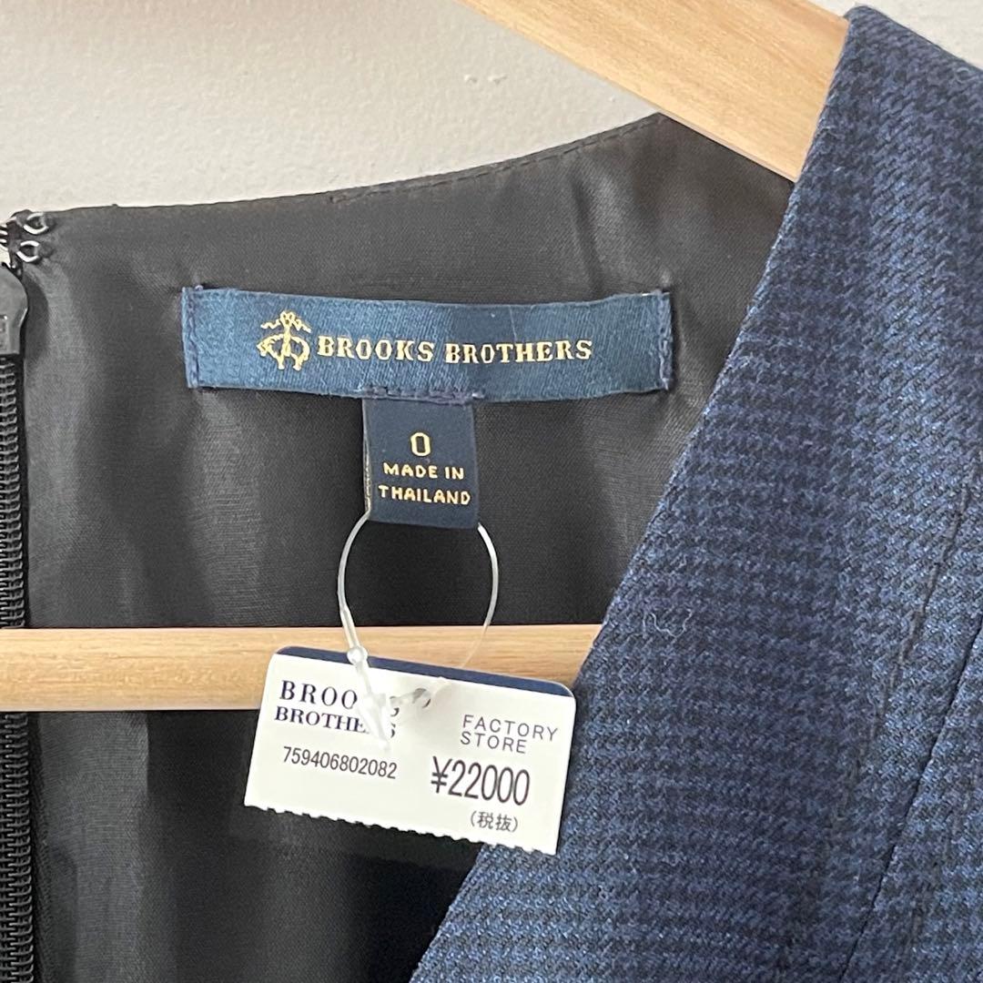 【未使用品】Brooks Brothers ワンピース　ネイビー
