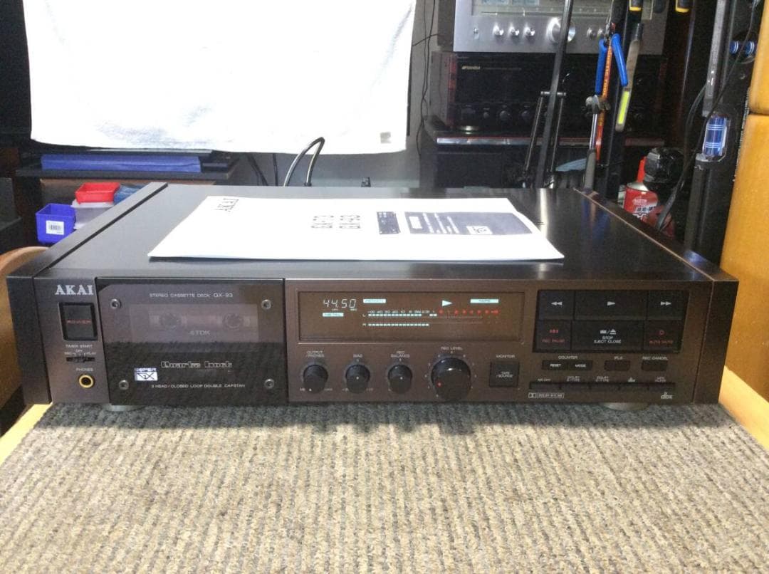 （メンテナンス済み品）　AKAI GX-93 取扱説明書付属 使用度低い美品
