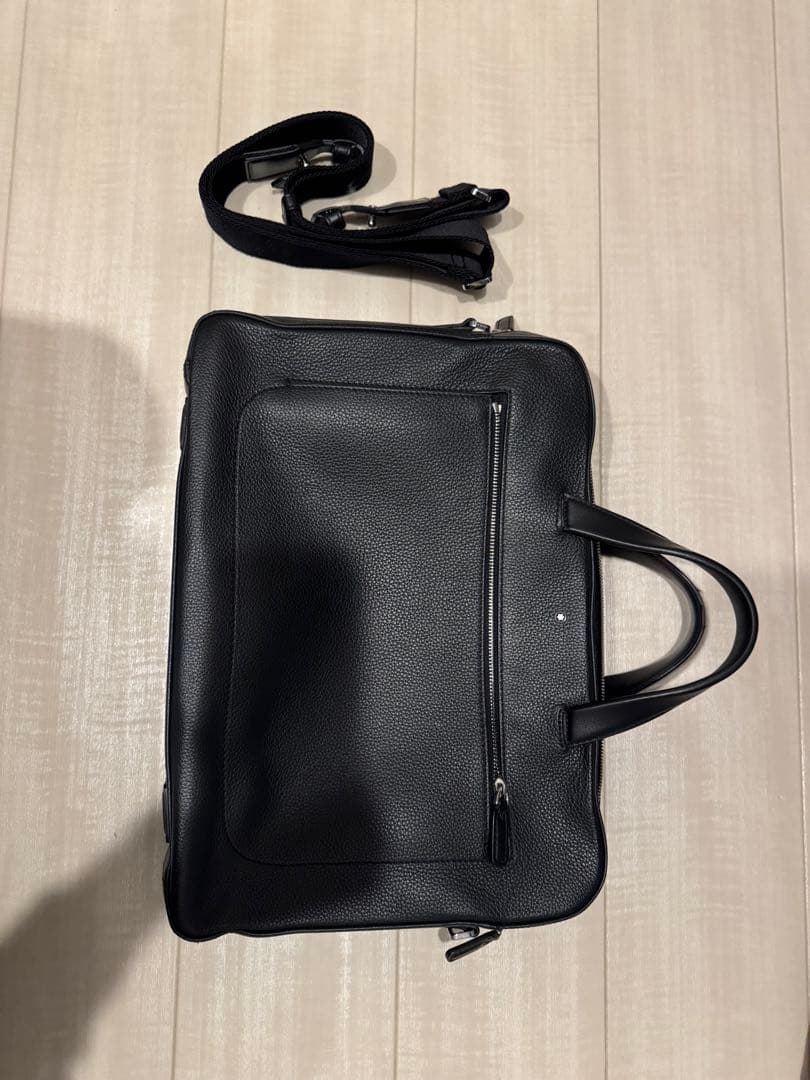 MONTBLANC トリヨンレザー ビジネスバッグ ブラック