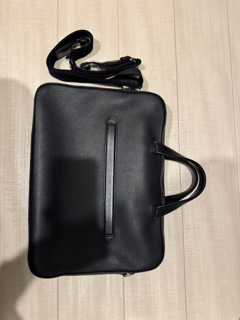 MONTBLANC トリヨンレザー ビジネスバッグ ブラック