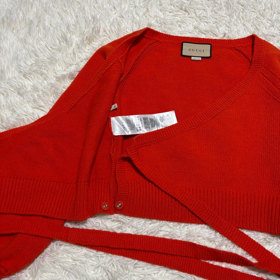 合馬公式アカウント1 専用GUCCI パフスリーブ カシュクール ニット