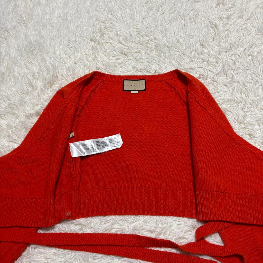 合馬公式アカウント1 専用GUCCI パフスリーブ カシュクール ニット