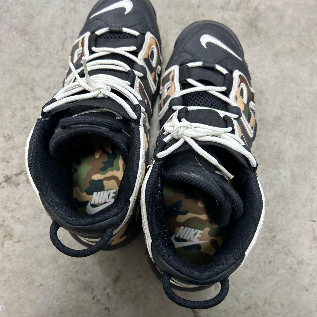 MORE UPTEMPO \"BLACK CAMO\" 27cm 海外限定