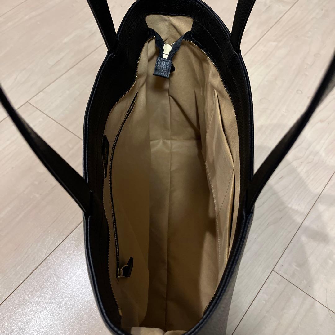 HushTug レザートートブラック