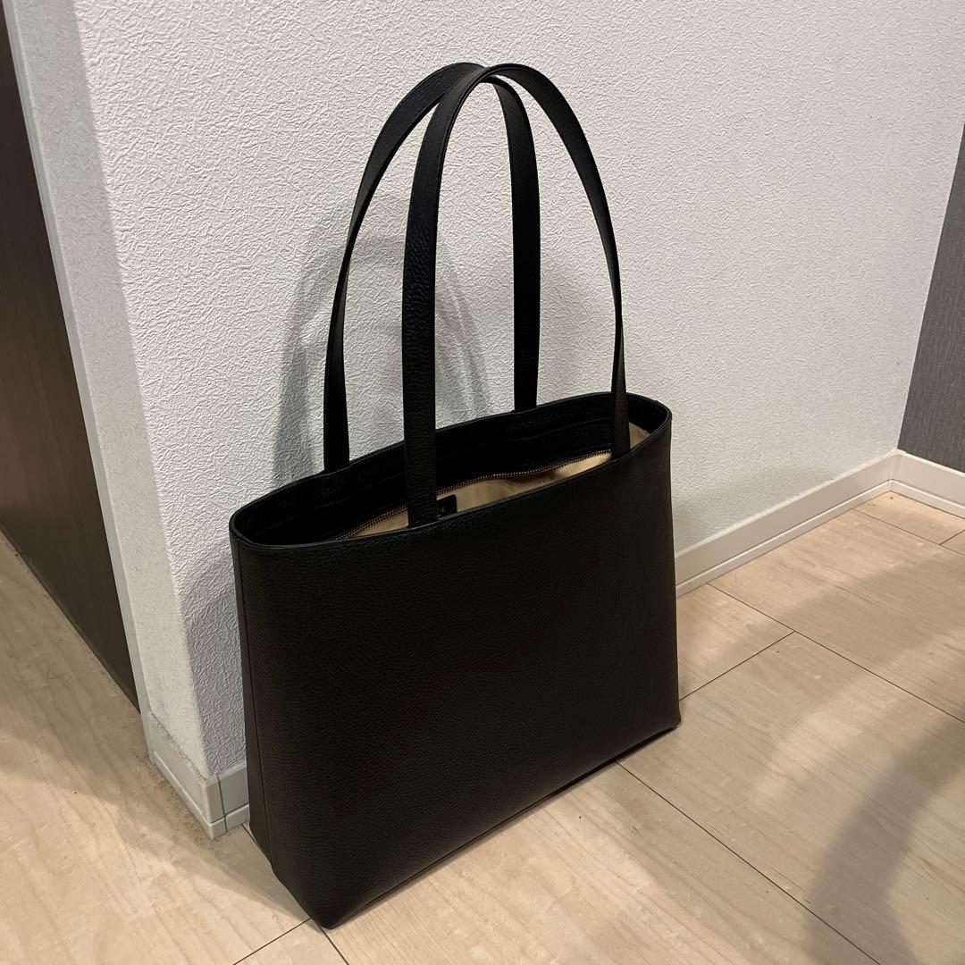 HushTug レザートートブラック