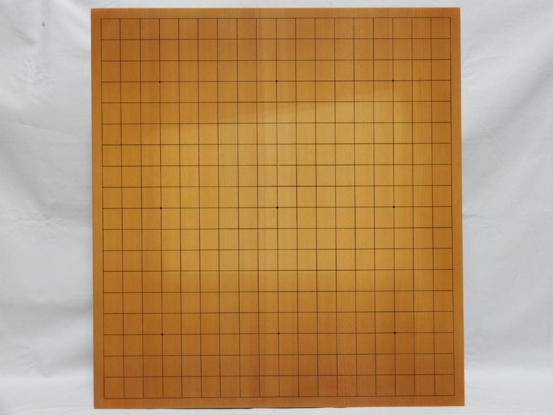 国産（日向産） 本榧卓上碁盤（ハギ盤） 2寸1分　ほんのり甘い香り!　使用僅美品