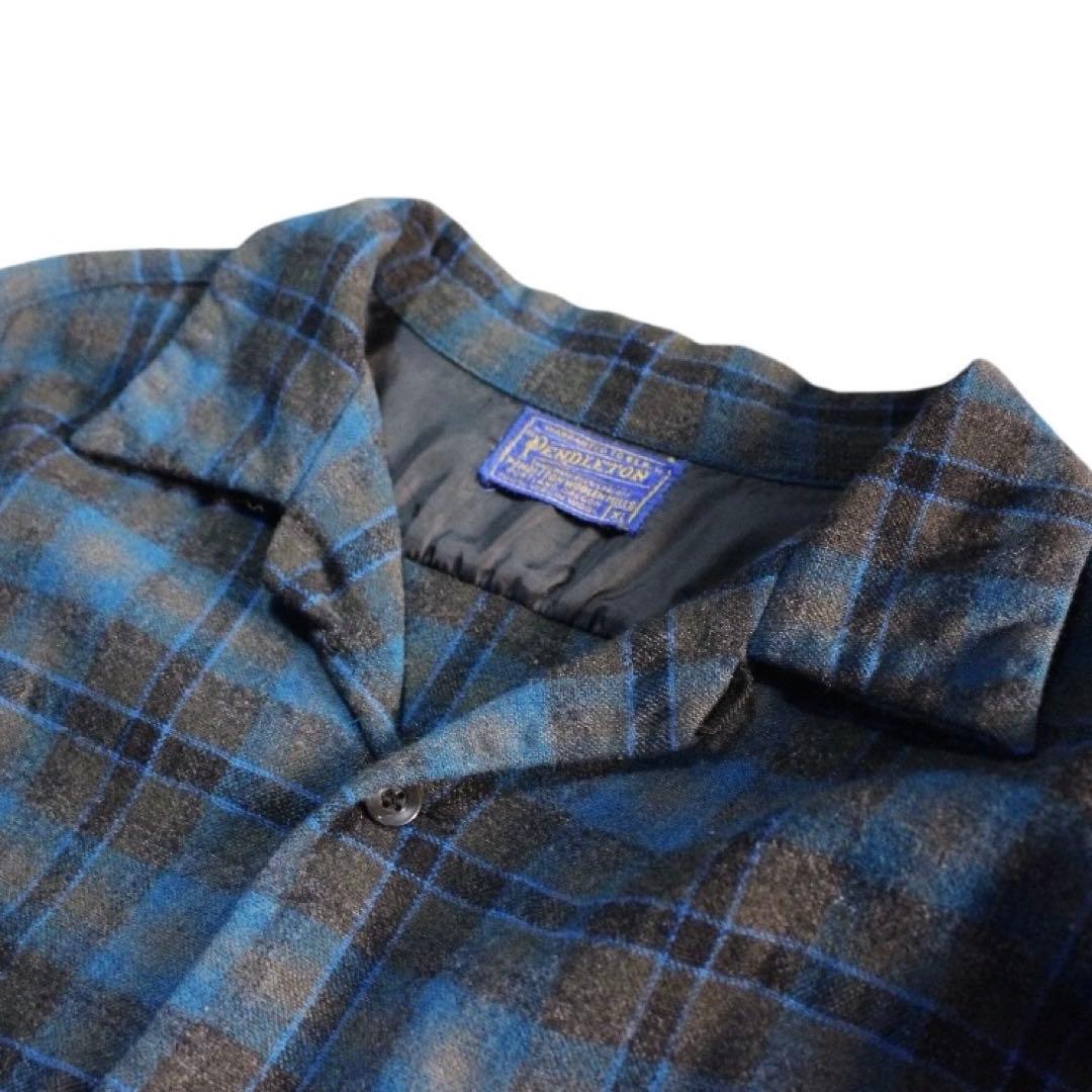 50's PENDLETON ペンドルトン ボードシャツ オンブレ ボロ 襤褸