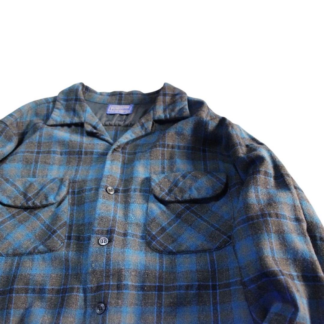 50's PENDLETON ペンドルトン ボードシャツ オンブレ ボロ 襤褸